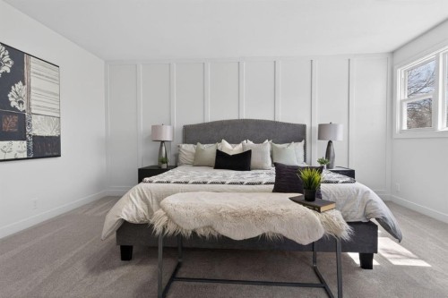 40 Bernard Way Nw, Calgary, AB - Indoor Photo Showing Bedroom