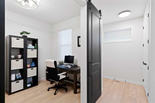 500 Cranbrook Gardens Se, Calgary, AB - Indoor Photo Showing Office