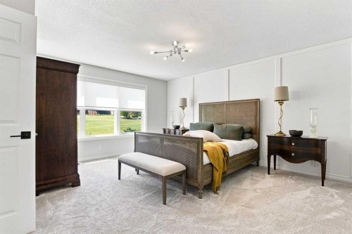 236 Hillcrest Drive Sw, Airdrie, AB - Indoor Photo Showing Bedroom