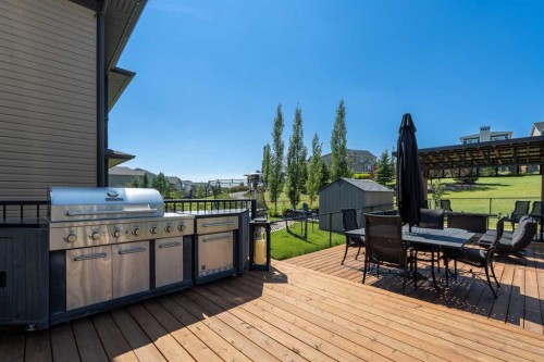 236 Hillcrest Drive Sw, Airdrie, AB - Outdoor With Deck Patio Veranda With Exterior