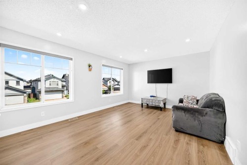 218 Saddlefield Place Ne, Calgary, AB - Indoor Photo Showing Living Room