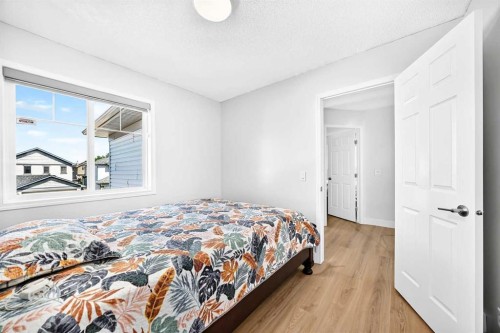 218 Saddlefield Place Ne, Calgary, AB - Indoor Photo Showing Bedroom