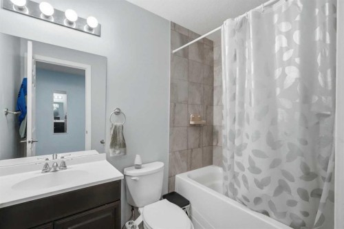 509 New Brighton Drive Se, Calgary, AB - Indoor Photo Showing Bathroom