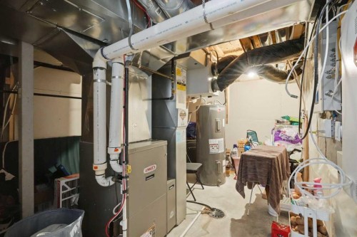 509 New Brighton Drive Se, Calgary, AB - Indoor Photo Showing Basement