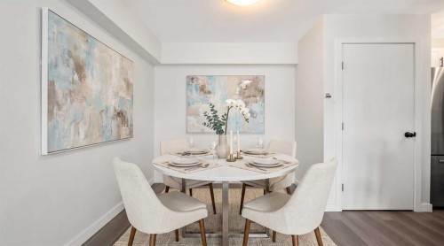 40-3809 45 Street Sw, Calgary, AB - Indoor Photo Showing Dining Room