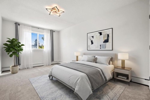 40-3809 45 Street Sw, Calgary, AB - Indoor Photo Showing Bedroom