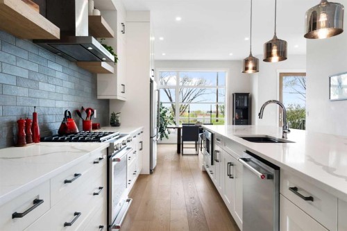 1141 Renfrew Drive Ne, Calgary, AB - Indoor Photo Showing Kitchen With Upgraded Kitchen