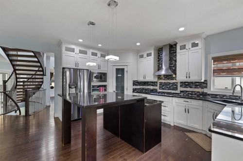 21 Saddlelake Lane Ne, Calgary, AB - Indoor Photo Showing Kitchen With Upgraded Kitchen