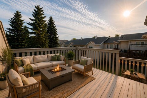 23 Sunlake Gardens Se, Calgary, AB - Outdoor With Deck Patio Veranda