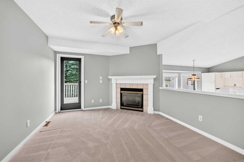 23 Sunlake Gardens Se, Calgary, AB - Indoor Photo Showing Other Room With Fireplace