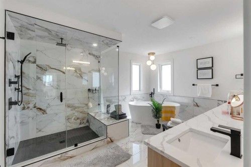 39 North Bridges Glen, Langdon, AB - Indoor Photo Showing Bathroom