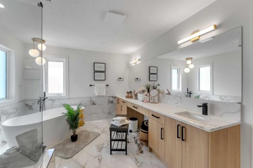 39 North Bridges Glen, Langdon, AB - Indoor Photo Showing Bathroom