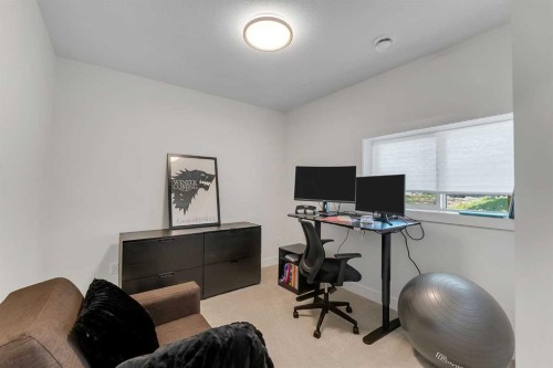 39 North Bridges Glen, Langdon, AB - Indoor Photo Showing Office