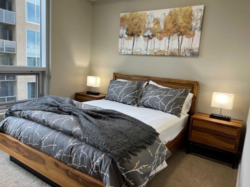 409-1320 1 Street Se, Calgary, AB - Indoor Photo Showing Bedroom
