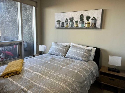 409-1320 1 Street Se, Calgary, AB - Indoor Photo Showing Bedroom
