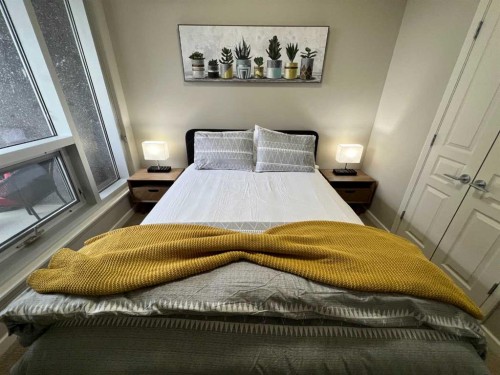 409-1320 1 Street Se, Calgary, AB - Indoor Photo Showing Bedroom