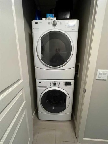 409-1320 1 Street Se, Calgary, AB - Indoor Photo Showing Laundry Room