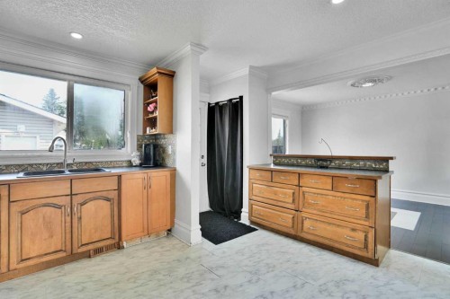 212 Pinetree Place Ne, Calgary, AB - Indoor Photo Showing Kitchen With Double Sink