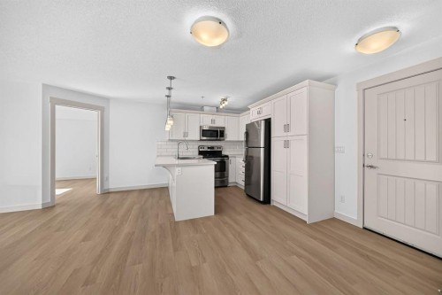 2105-450 Sage Valley Drive Nw, Calgary, AB - Indoor Photo Showing Kitchen
