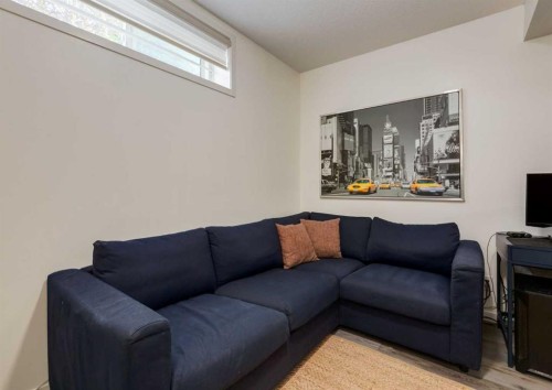 71 Seton Gardens Se, Calgary, AB - Indoor Photo Showing Living Room