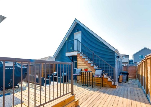 71 Seton Gardens Se, Calgary, AB - Outdoor With Deck Patio Veranda