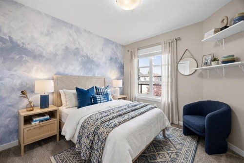 29 Aspen Summit Point Sw, Calgary, AB - Indoor Photo Showing Bedroom