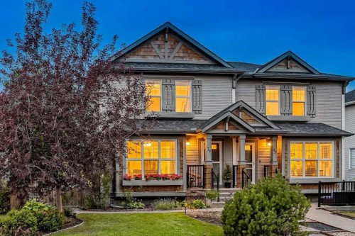 79 Autumn Green Se, Calgary, AB - Outdoor With Deck Patio Veranda With Facade