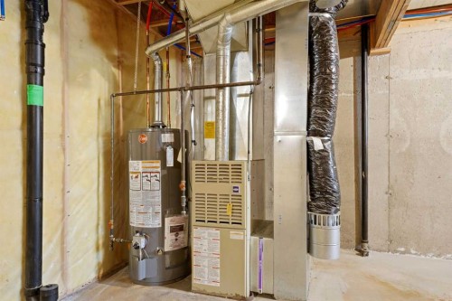 50 Douglasview Park Se, Calgary, AB - Indoor Photo Showing Basement