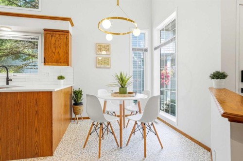 50 Douglasview Park Se, Calgary, AB - Indoor Photo Showing Dining Room