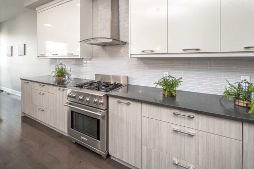 464 29 Avenue Nw, Calgary, AB - Indoor Photo Showing Kitchen With Upgraded Kitchen