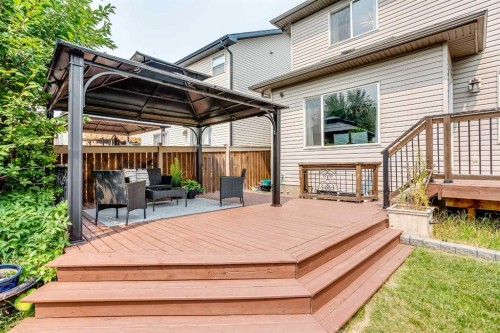 1153 Kingston Crescent Se, Airdrie, AB - Outdoor With Deck Patio Veranda With Exterior