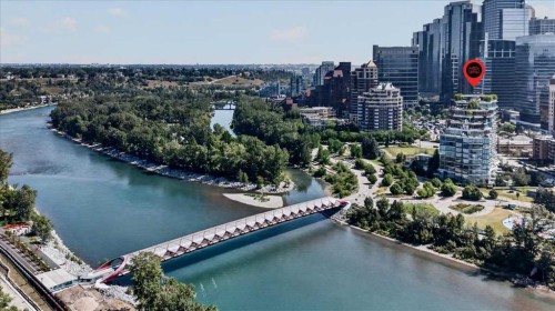 302-738 1 Avenue Sw, Calgary, AB - Outdoor With Body Of Water With View