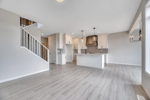 63 Setonvista Grove Se, Calgary, AB - Indoor Photo Showing Kitchen