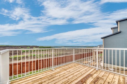 63 Setonvista Grove Se, Calgary, AB - Outdoor With Deck Patio Veranda With View
