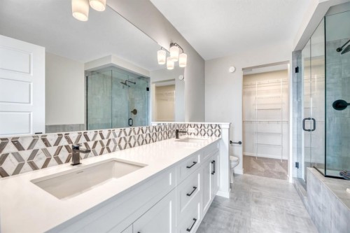 63 Setonvista Grove Se, Calgary, AB - Indoor Photo Showing Bathroom