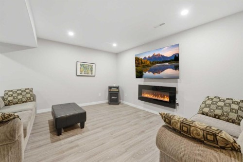32 Beddington Rise Ne, Calgary, AB - Indoor With Fireplace