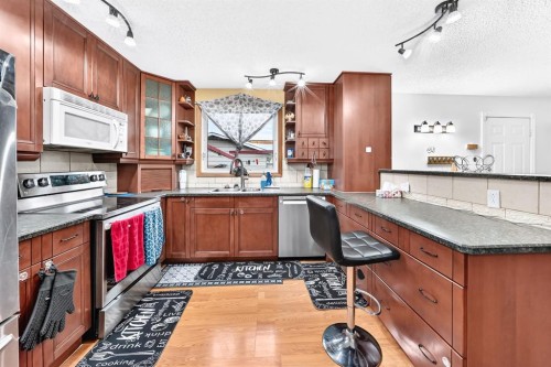 983 Rundlecairn Way Ne, Calgary, AB -  Photo Showing Kitchen With Double Sink