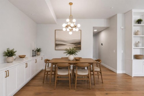 203-275 Lebel Crescent Nw, Calgary, AB - Indoor Photo Showing Dining Room
