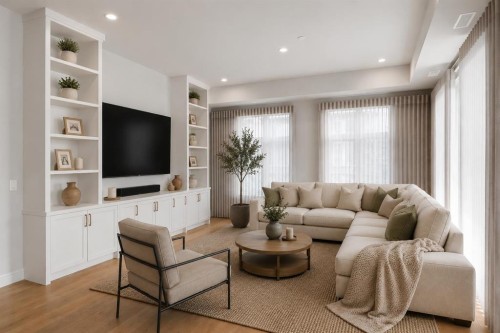 203-275 Lebel Crescent Nw, Calgary, AB - Indoor Photo Showing Living Room