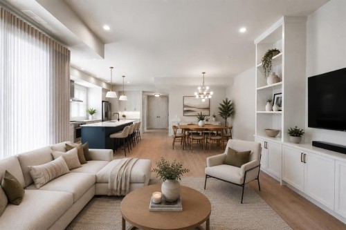 203-275 Lebel Crescent Nw, Calgary, AB - Indoor Photo Showing Living Room