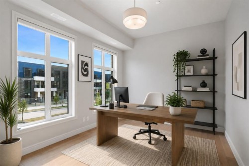 203-275 Lebel Crescent Nw, Calgary, AB - Indoor Photo Showing Office