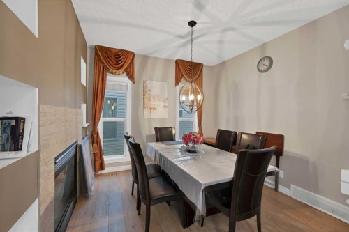77 Saddleland Drive Ne, Calgary, AB - Indoor Photo Showing Dining Room
