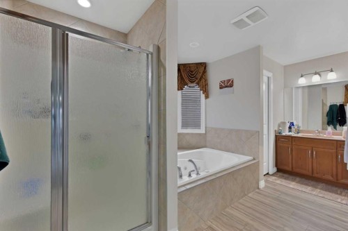77 Saddleland Drive Ne, Calgary, AB - Indoor Photo Showing Bathroom