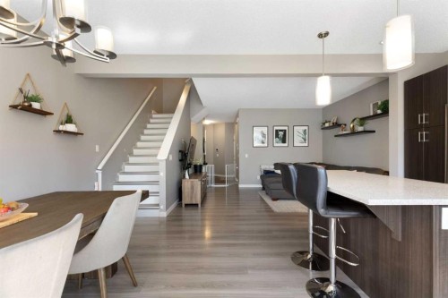 69 Chaparral Valley Crescent Se, Calgary, AB - Indoor Photo Showing Dining Room