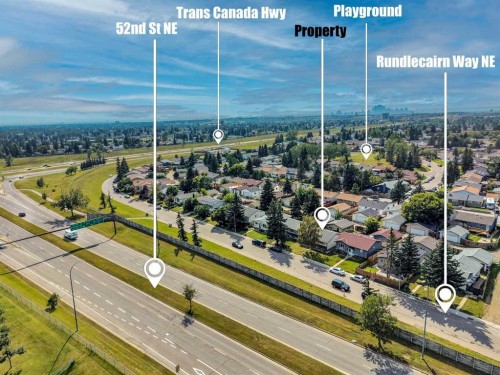 888 Rundlecairn Way Ne, Calgary, AB -  With View