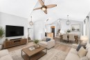 352 Copperfield Gardens Se, Calgary, AB  - Indoor Photo Showing Living Room 