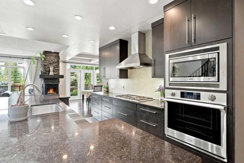 163 Cranarch Circle Se, Calgary, AB - Indoor Photo Showing Kitchen With Stainless Steel Kitchen With Upgraded Kitchen