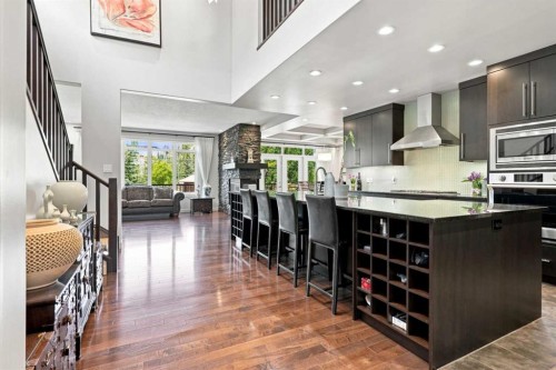 163 Cranarch Circle Se, Calgary, AB - Indoor Photo Showing Kitchen With Upgraded Kitchen
