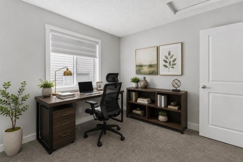 12 Wolf Creek Drive Se, Calgary, AB - Indoor Photo Showing Office