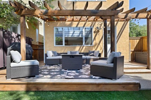 501 55 Avenue Sw, Calgary, AB - Outdoor With Deck Patio Veranda